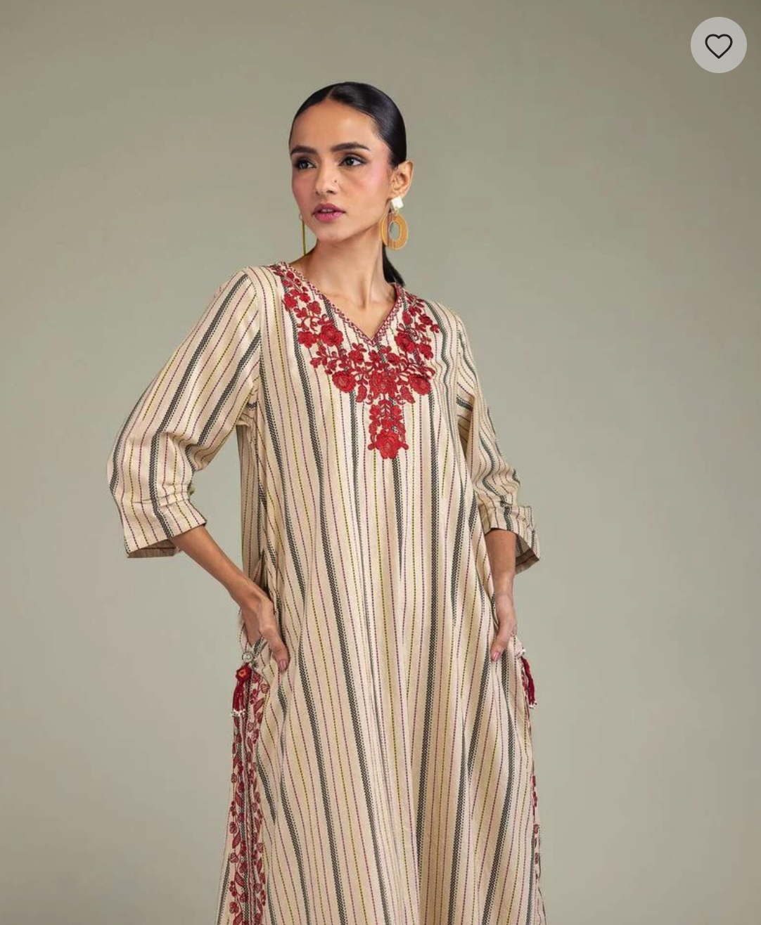 Navy Longline Kurta